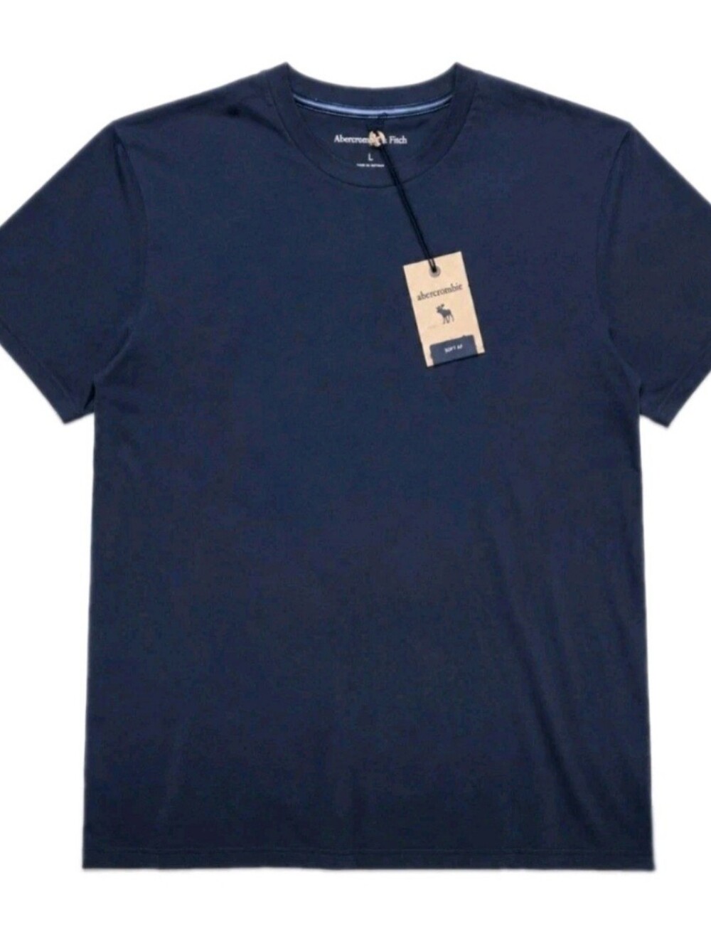Chubbies Men's NWT Navy Crew Neck Soft Cotton T-Shirt Size L Casual Basic